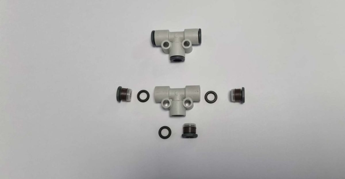 Macchina ELETTRICA per il montaggio raccordi pneumatici in plastica con Robot - immagine 8