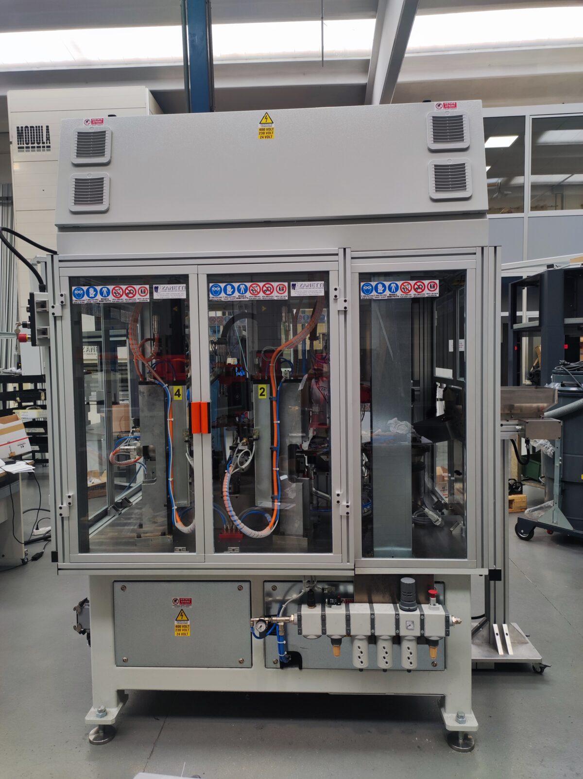 Macchina ELETTRICA automatica per lavorazione particolari in ottone - immagine 6