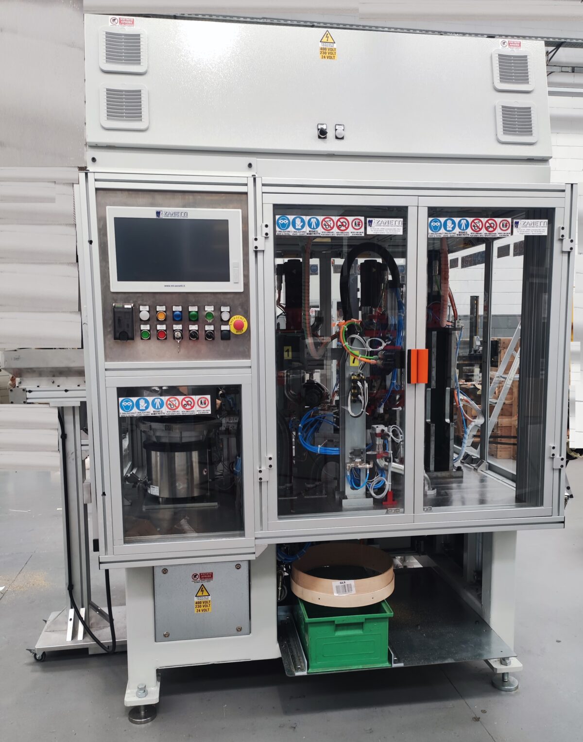 Macchina ELETTRICA automatica per lavorazione particolari in ottone - immagine 1